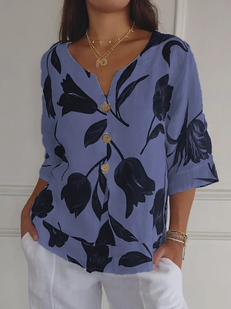 Kennedy | Soft and Airy Floral Blouse