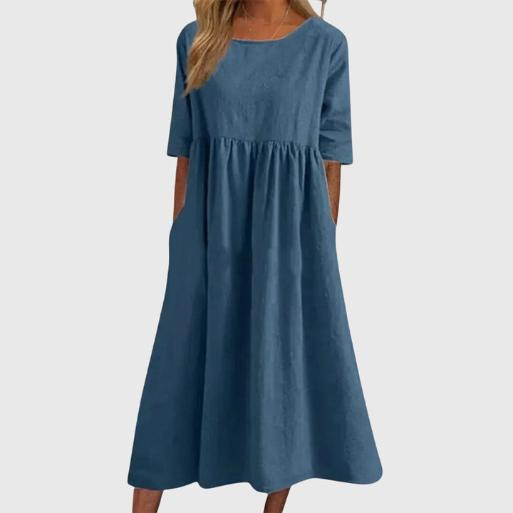 Ariana | Elegant Short-Sleeved Dress