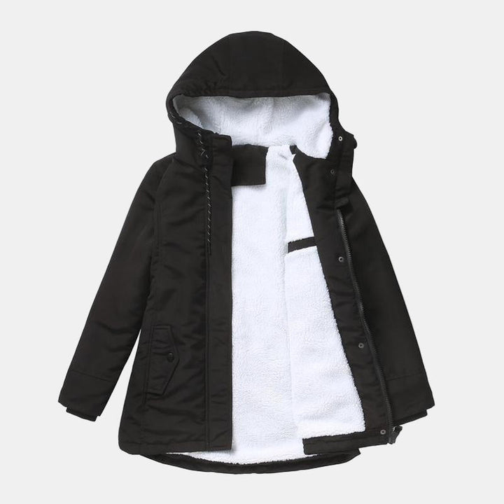 Mariel | Quilted Lining Hooded Coat