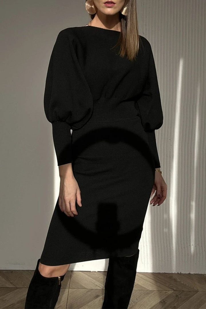 DIANA | Classy Balloon Sleeve Dress