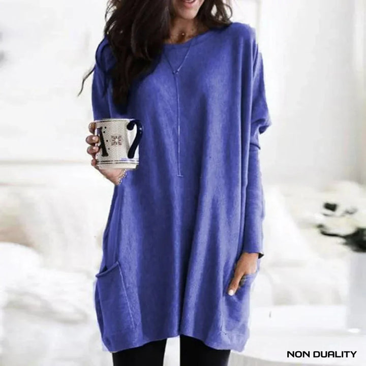 Valeria - Casual Pocket Sweater
