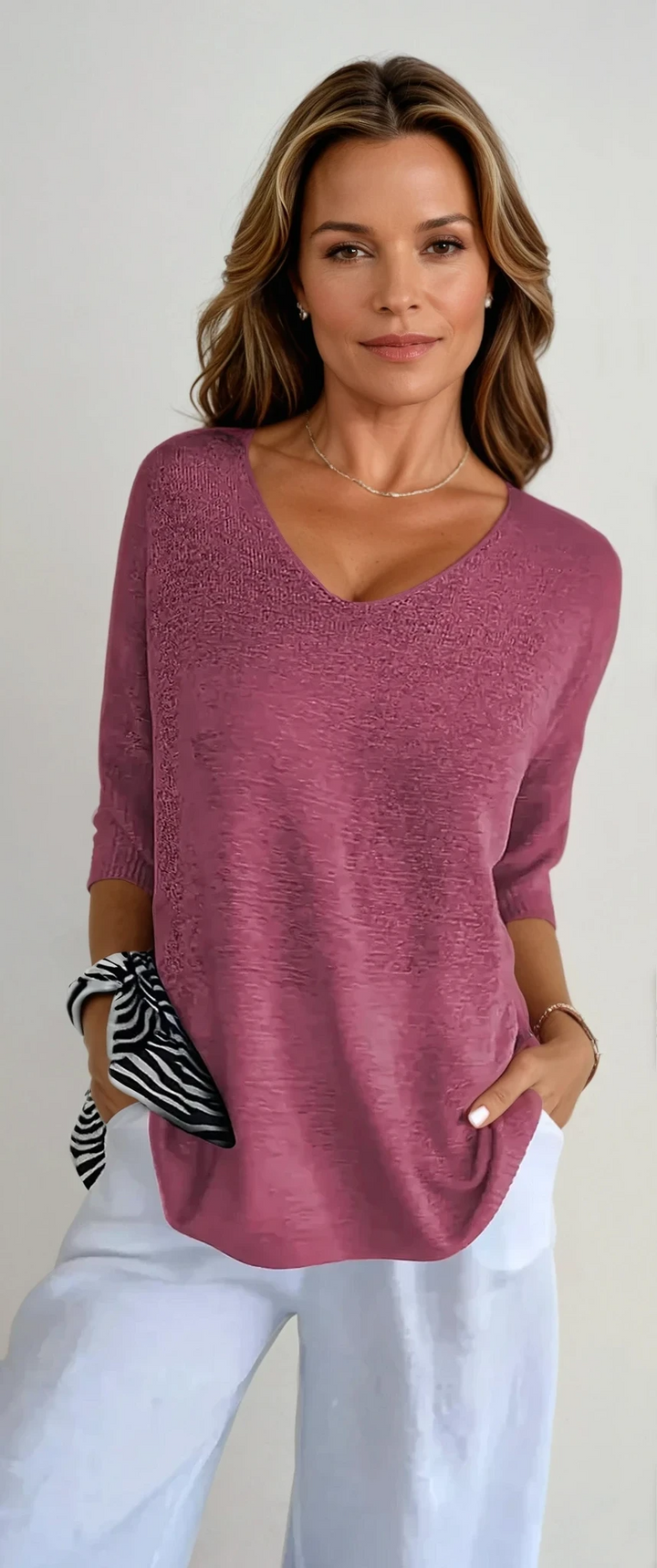 Hannah | Slimming V-Neck Top