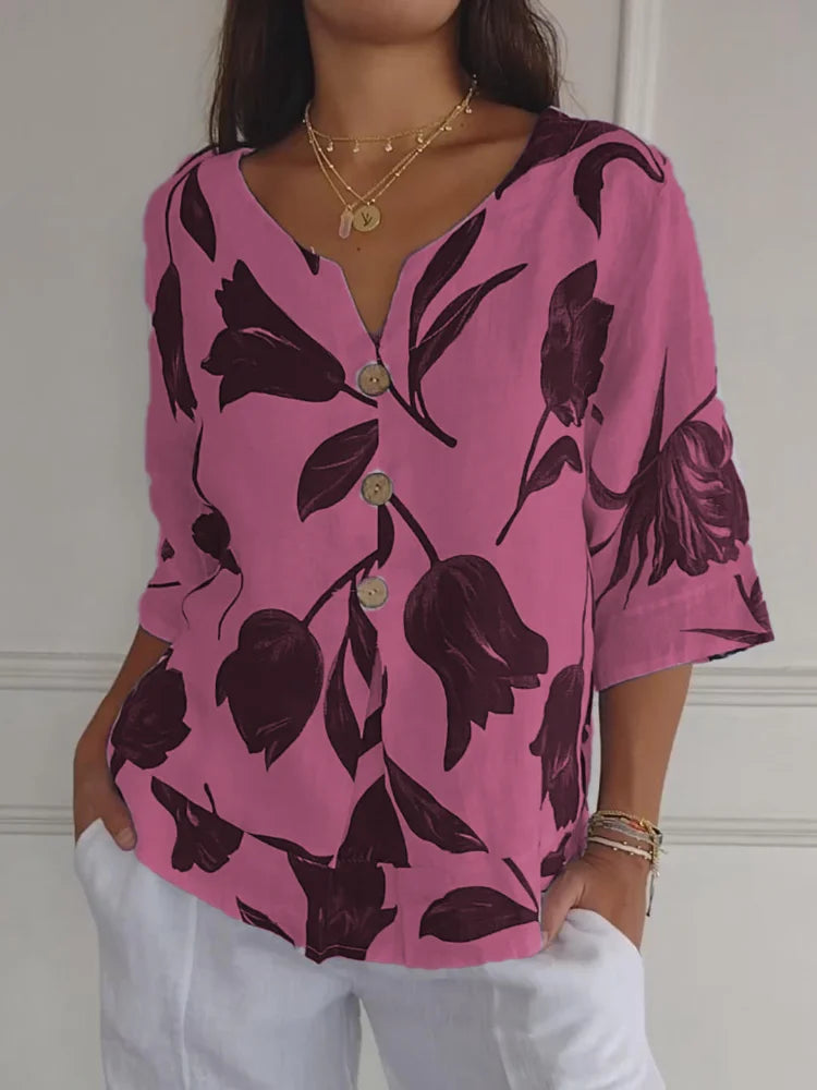 Kennedy | Soft and Airy Floral Blouse