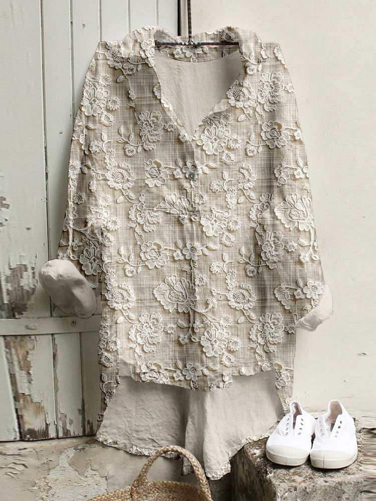 Callena™ - Effortless Printed Blouse