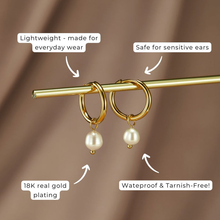 SERENITY | ELEGANT PEARL EARRINGS