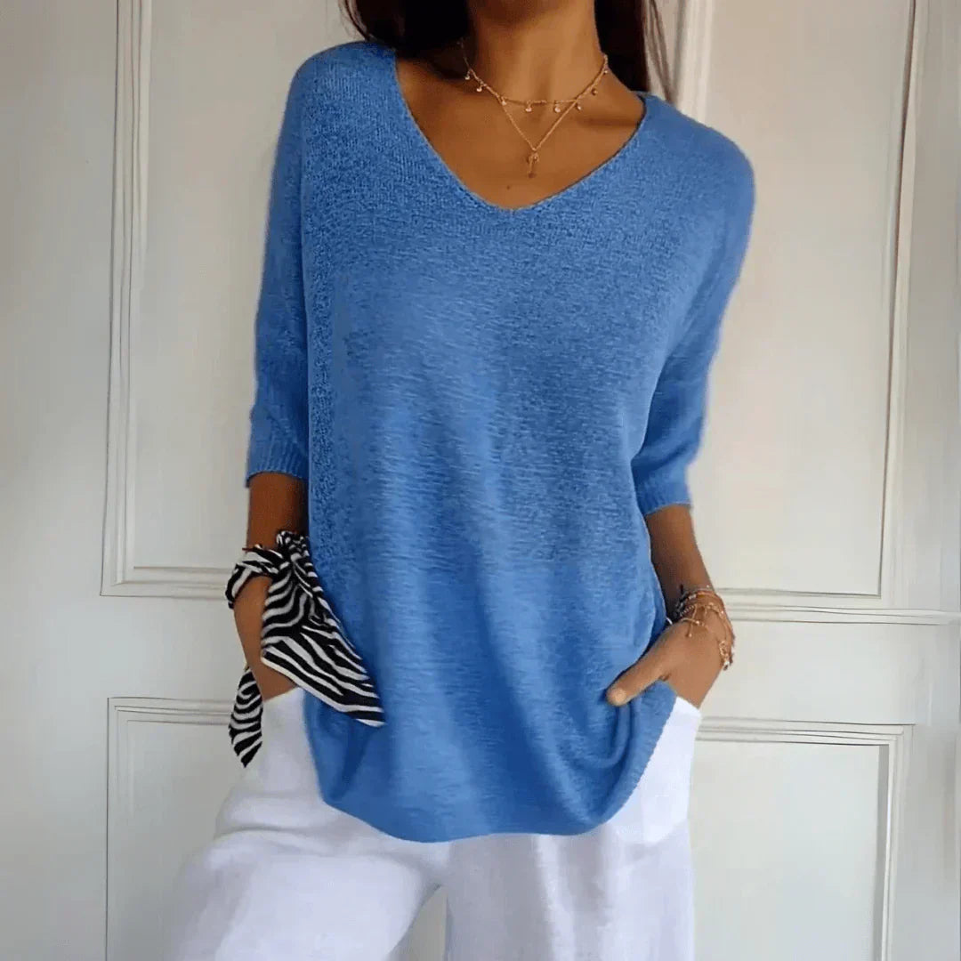 Hannah | Slimming V-Neck Top
