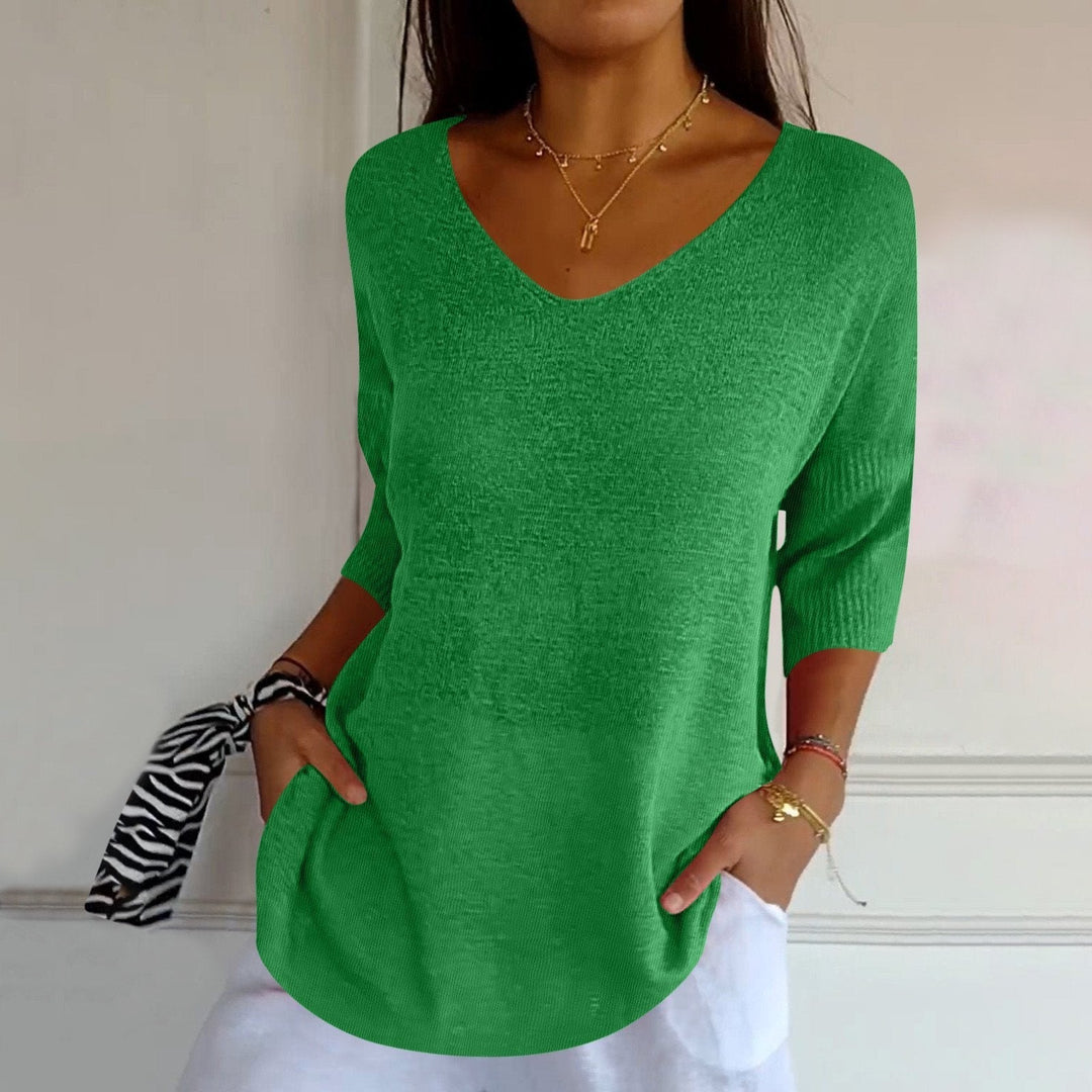 Hannah | Slimming V-Neck Top
