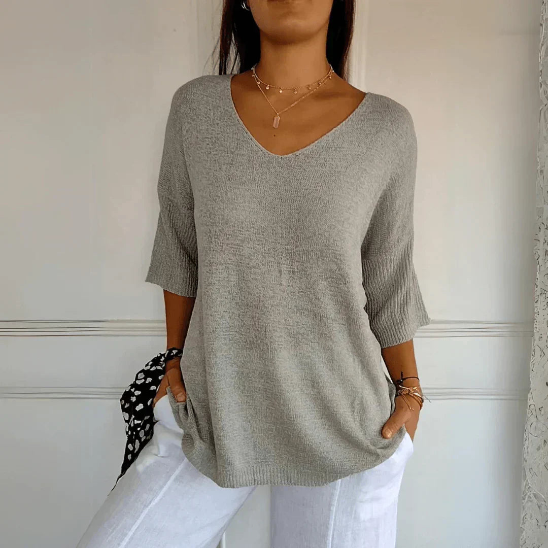 Hannah | Slimming V-Neck Top