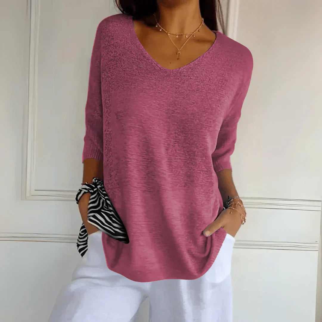 Hannah | Slimming V-Neck Top