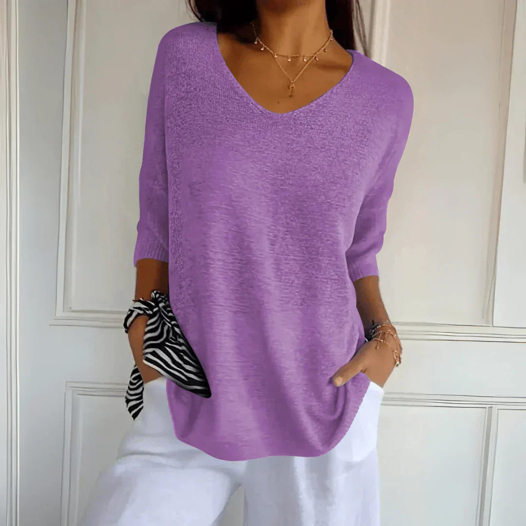 Hannah | Slimming V-Neck Top
