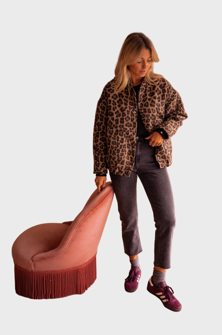 Aria | Trendy Leopard Jacket