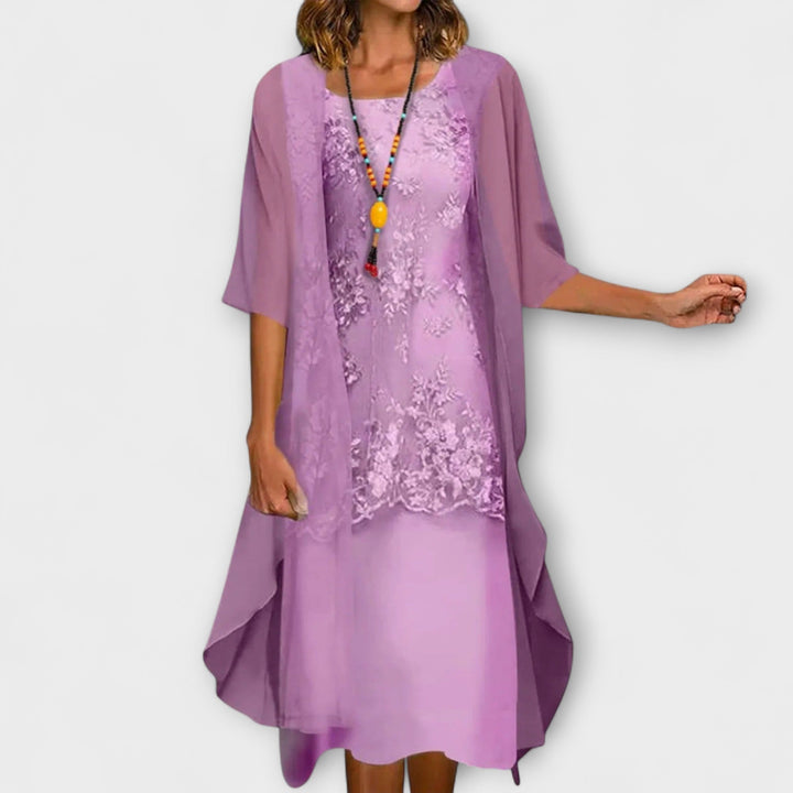 Davina | Elegant formal midi dress