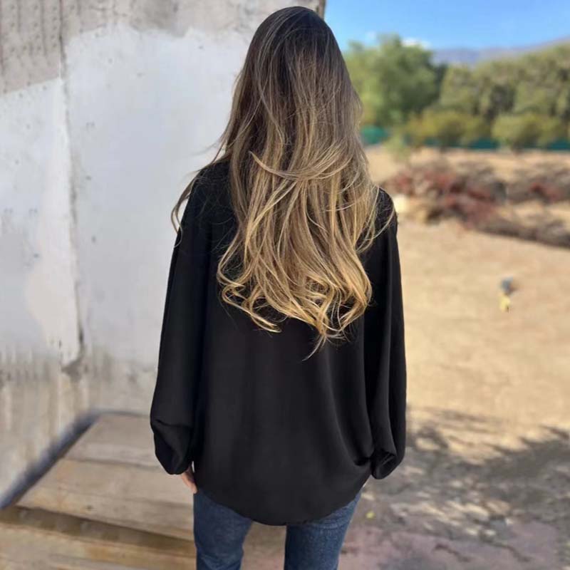 Skylar | Loose Fit Long Sleeve Blouse