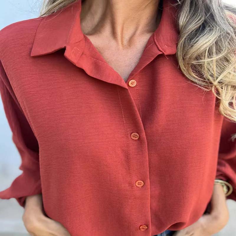 Skylar | Loose Fit Long Sleeve Blouse