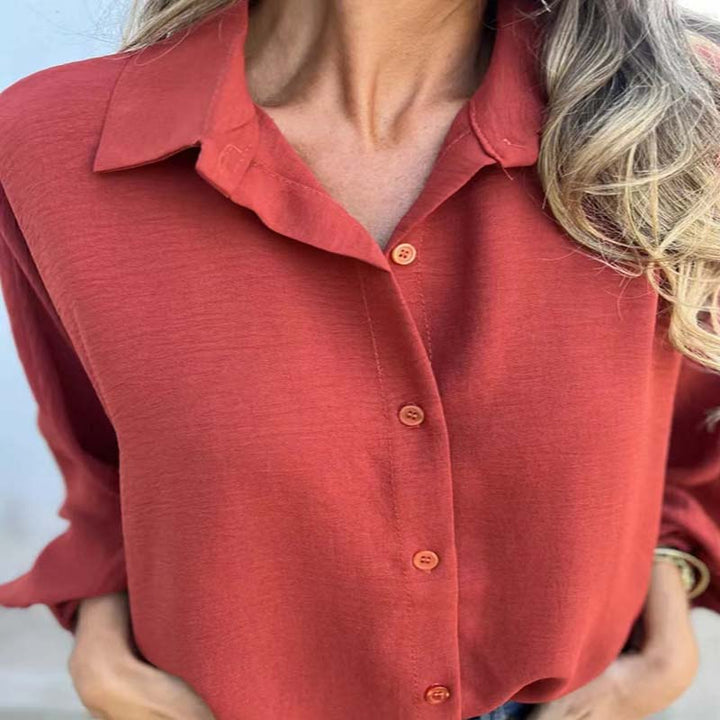 Skylar | Loose Fit Long Sleeve Blouse