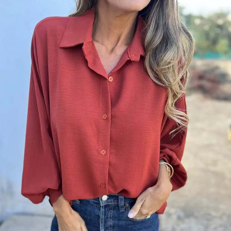 Skylar | Loose Fit Long Sleeve Blouse
