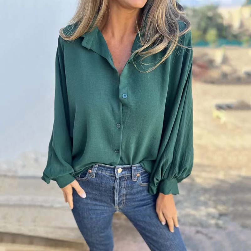 Skylar | Loose Fit Long Sleeve Blouse
