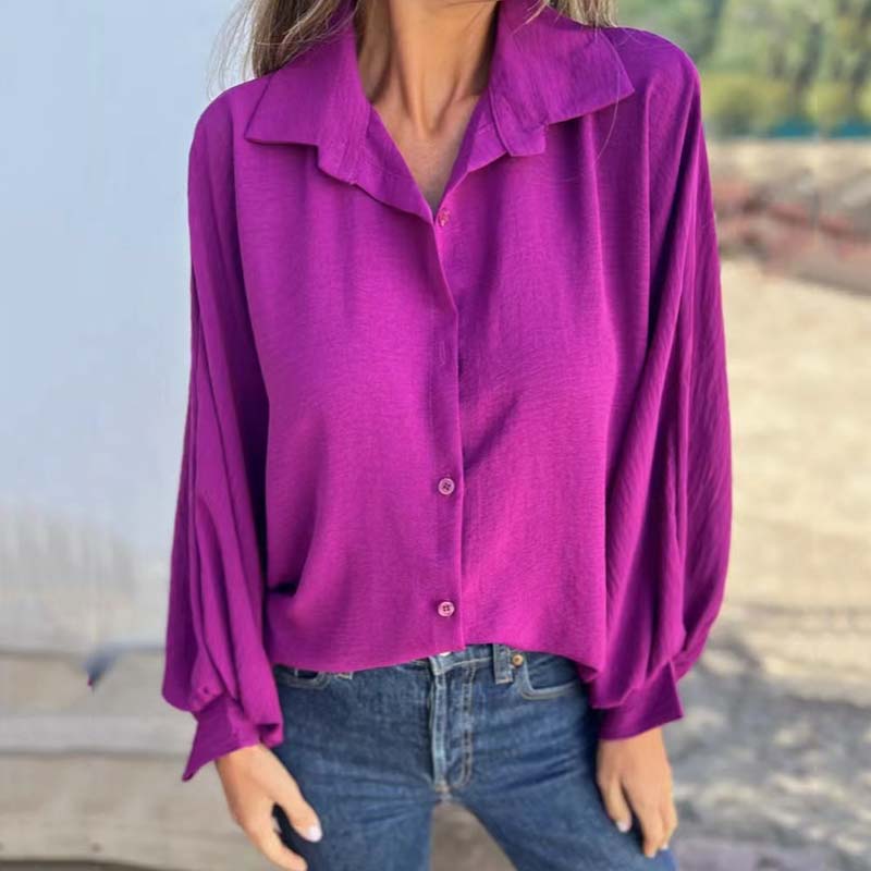 Skylar | Loose Fit Long Sleeve Blouse